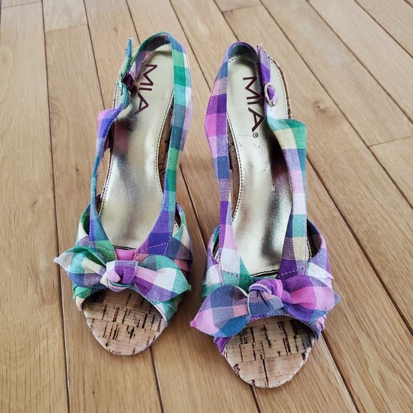 Mia women's sandals size 7.5 pink mix - Picture 5 of 5